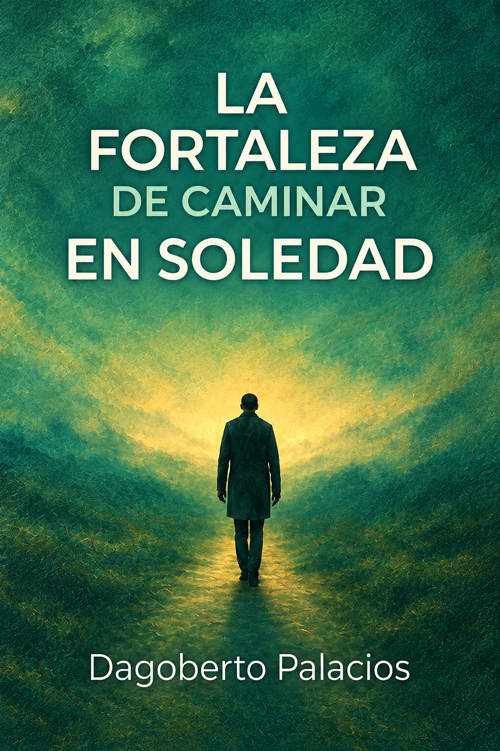 Portada original del libro La fortaleza de caminar en soledad, de Dagoberto Palacios